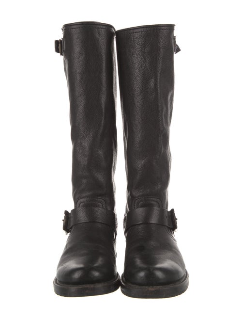 Frye Leather Moto Boots