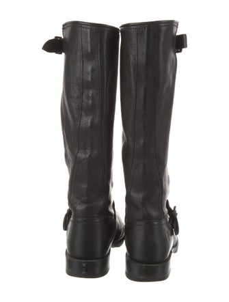 Frye Leather Moto Boots