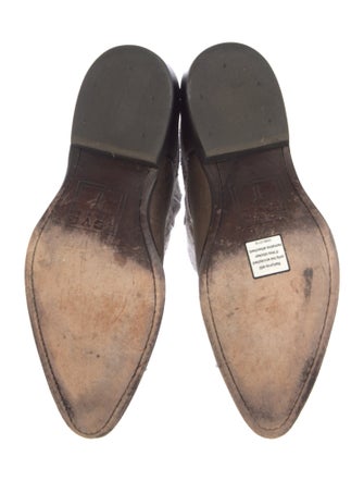 Frye Leather Printed Western Boots