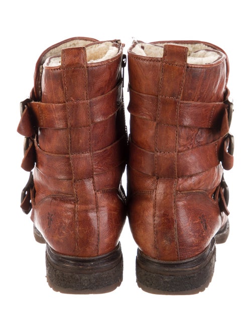 Frye Leather Moto Boots