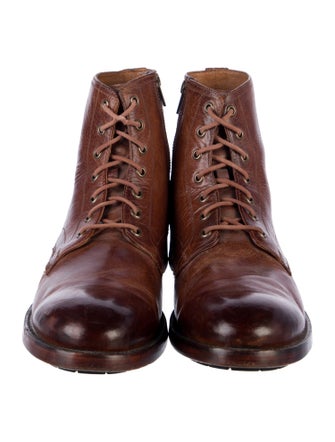Frye Leather Lace-Up Boots