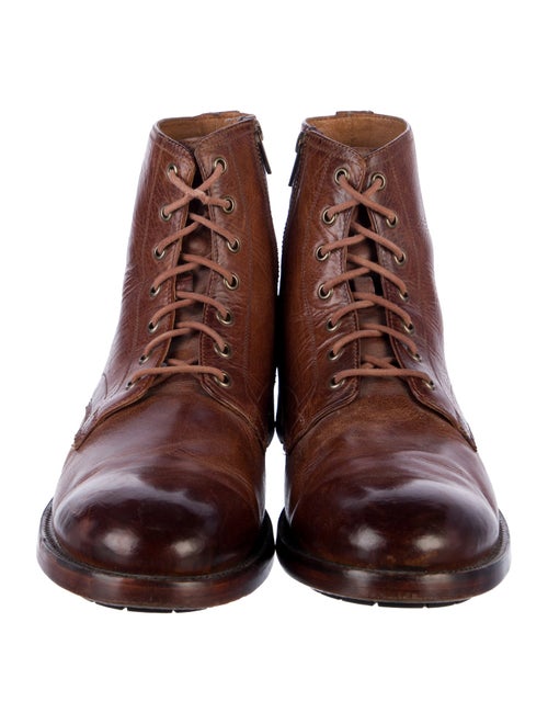 Frye Leather Lace-Up Boots