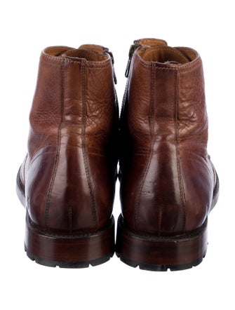 Frye Leather Lace-Up Boots