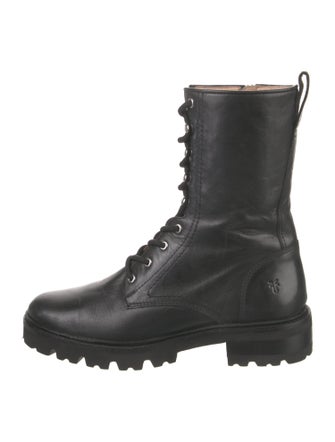 Frye Leather Combat Boots