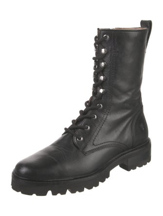 Frye Leather Combat Boots