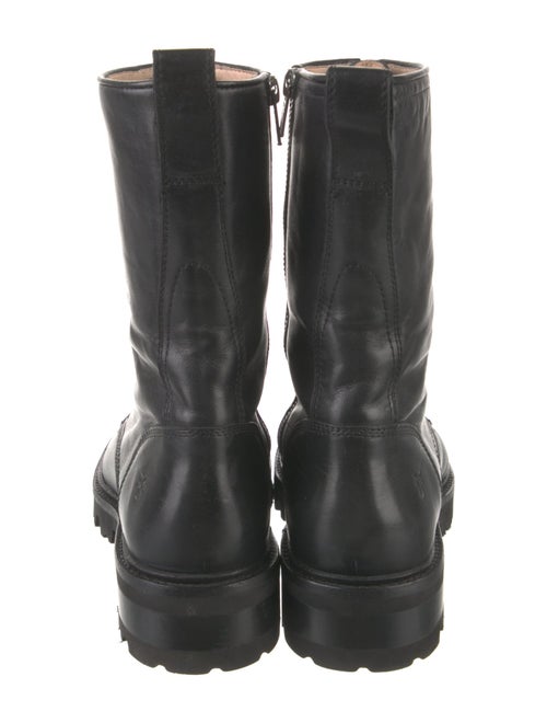 Frye Leather Combat Boots