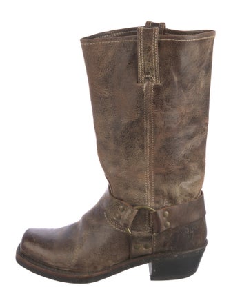 Frye Leather Moto Boots