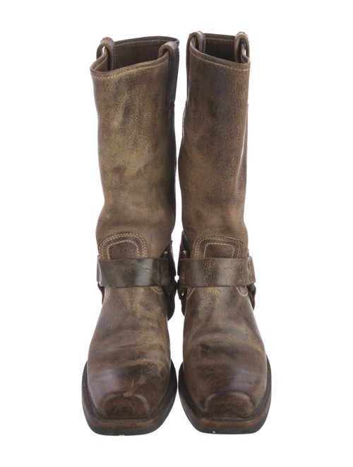 Frye Leather Moto Boots