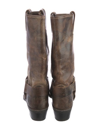Frye Leather Moto Boots