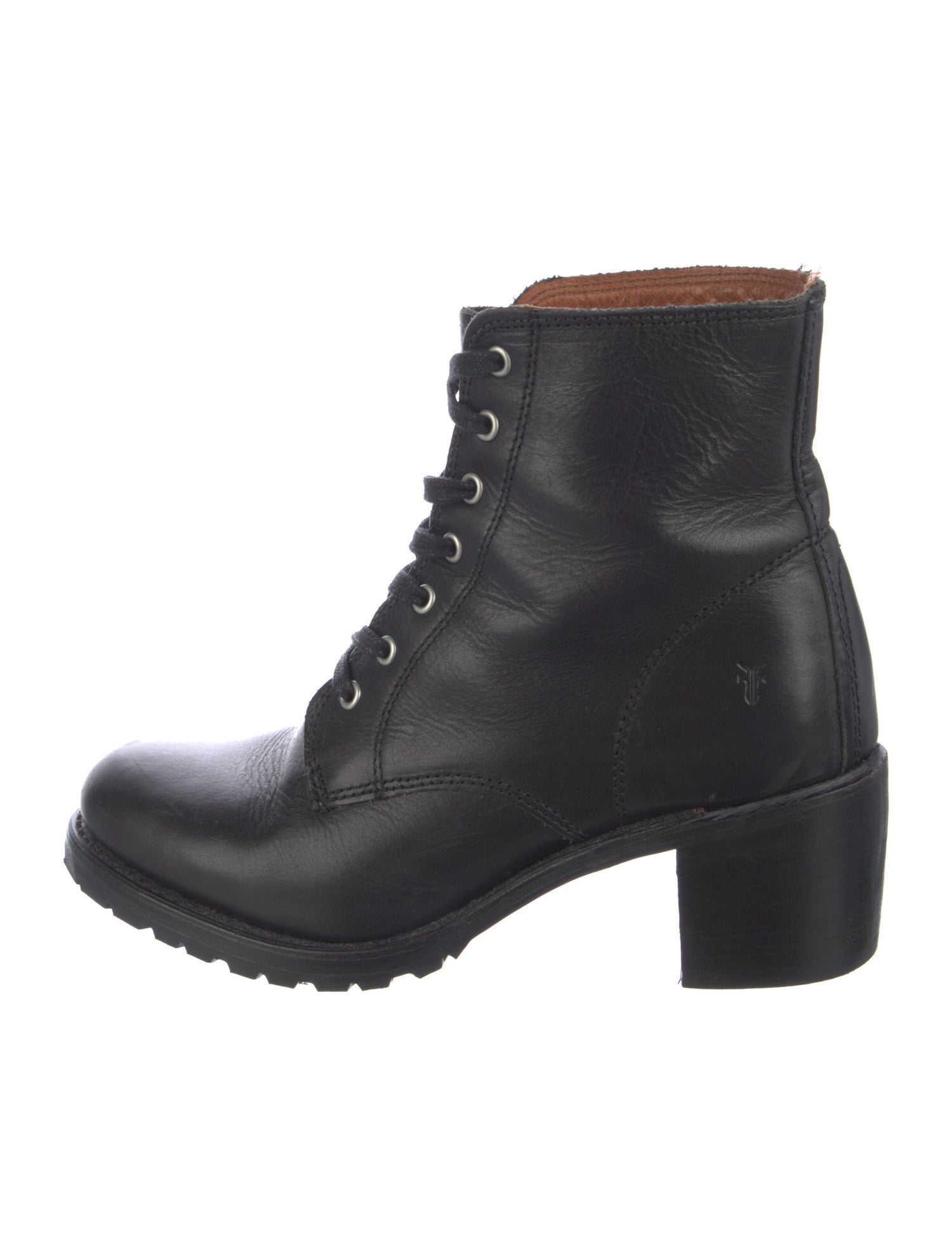 Frye Leather Combat Boots