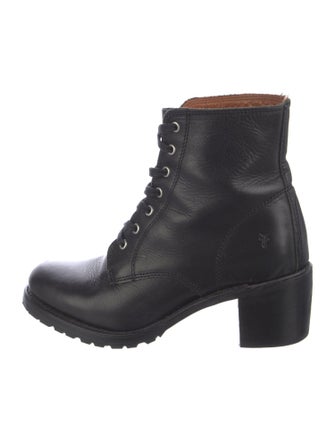Frye Leather Combat Boots
