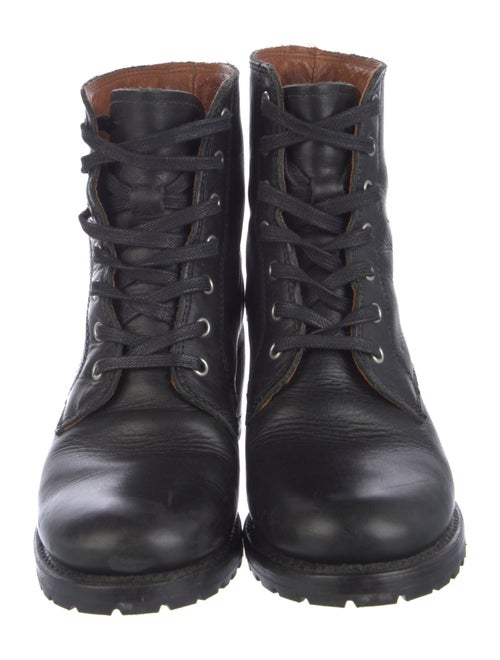 Frye Leather Combat Boots