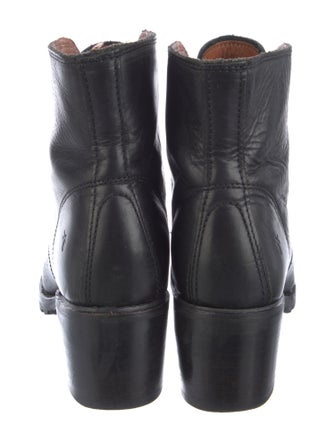 Frye Leather Combat Boots