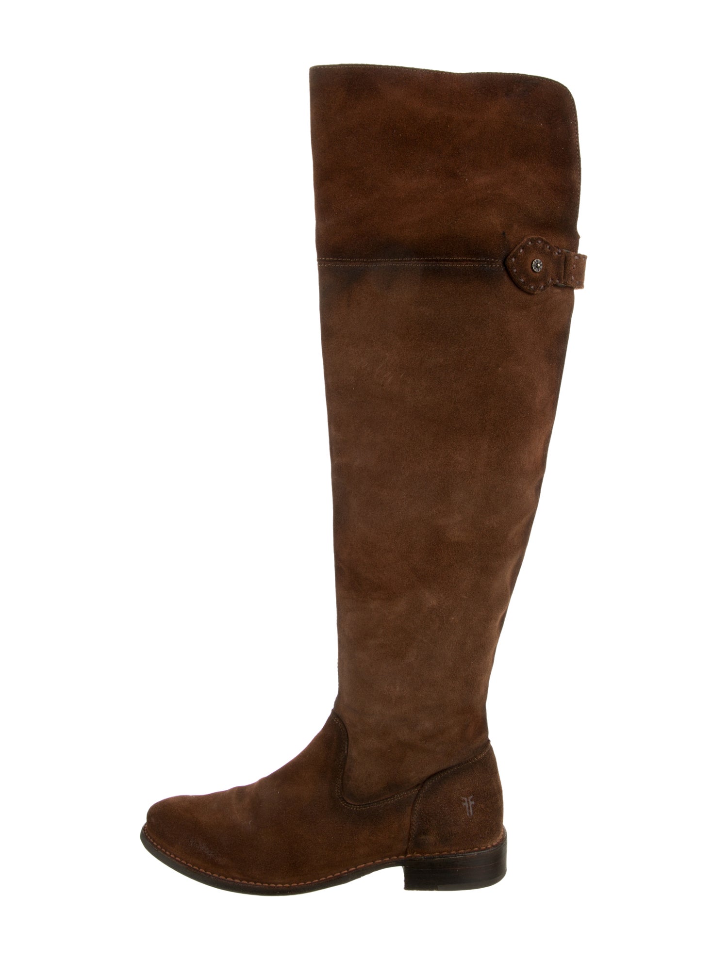 Frye Suede Tassel Accents Riding Boots