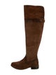Frye Suede Tassel Accents Riding Boots