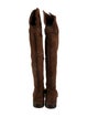 Frye Suede Tassel Accents Riding Boots