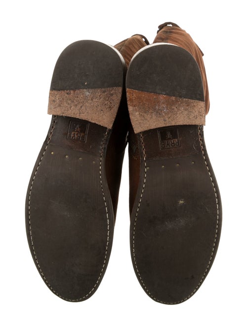 Frye Suede Tassel Accents Riding Boots
