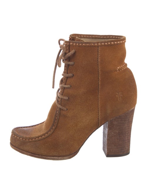 Frye Suede Lace-Up Boots