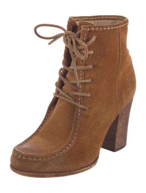 Frye Suede Lace-Up Boots