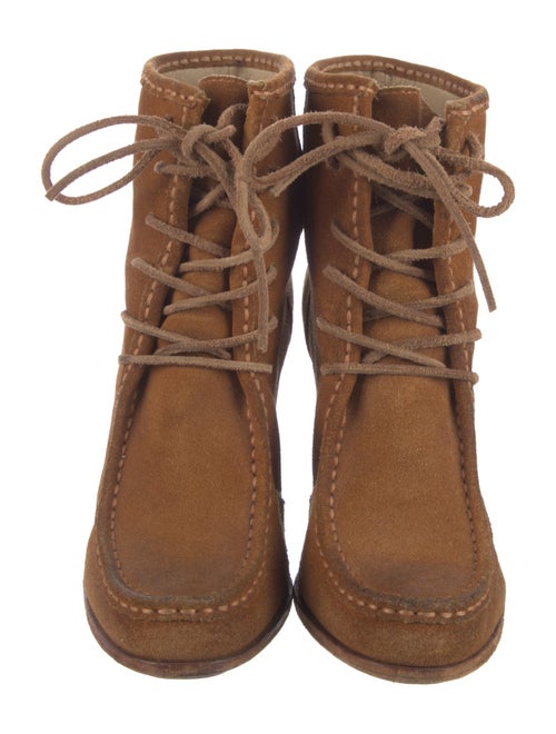 Frye Suede Lace-Up Boots