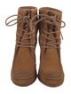Frye Suede Lace-Up Boots