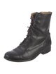 Frye Leather Combat Boots