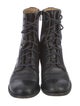 Frye Leather Combat Boots