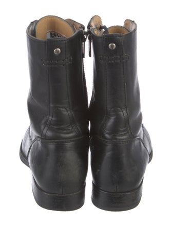 Frye Leather Combat Boots