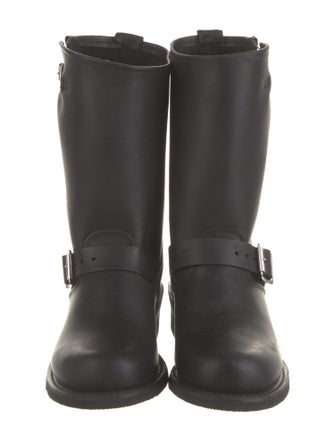 Frye Leather Moto Boots