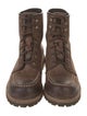 Frye Leather Leather Trim Embellishment Combat Boots
