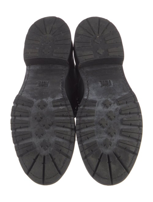 Frye Leather Studded Accents Combat Boots