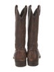 Frye Leather Embroidered Accent Western Boots