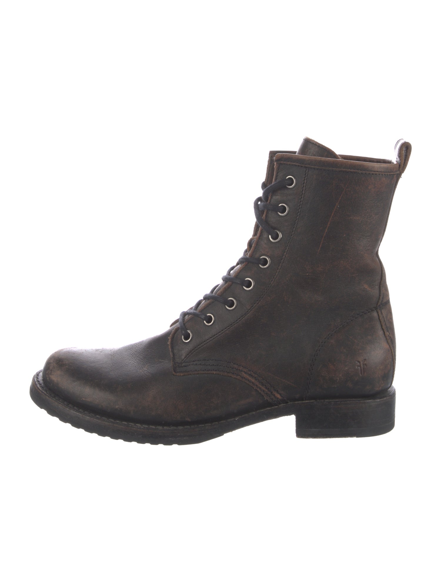 Frye Leather Combat Boots