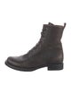 Frye Leather Combat Boots