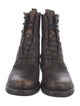 Frye Leather Combat Boots