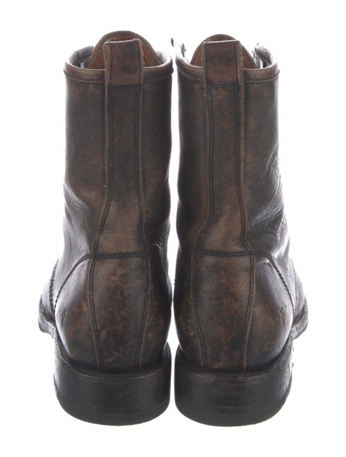 Frye Leather Combat Boots