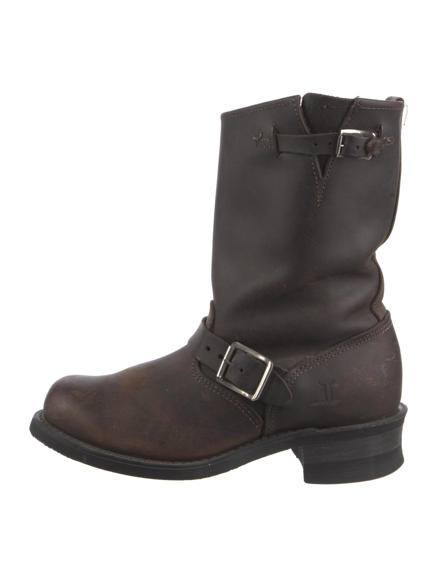 Frye Leather Moto Boots