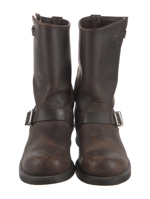 Frye Leather Moto Boots
