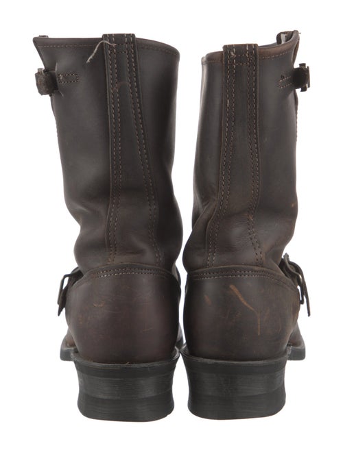 Frye Leather Moto Boots