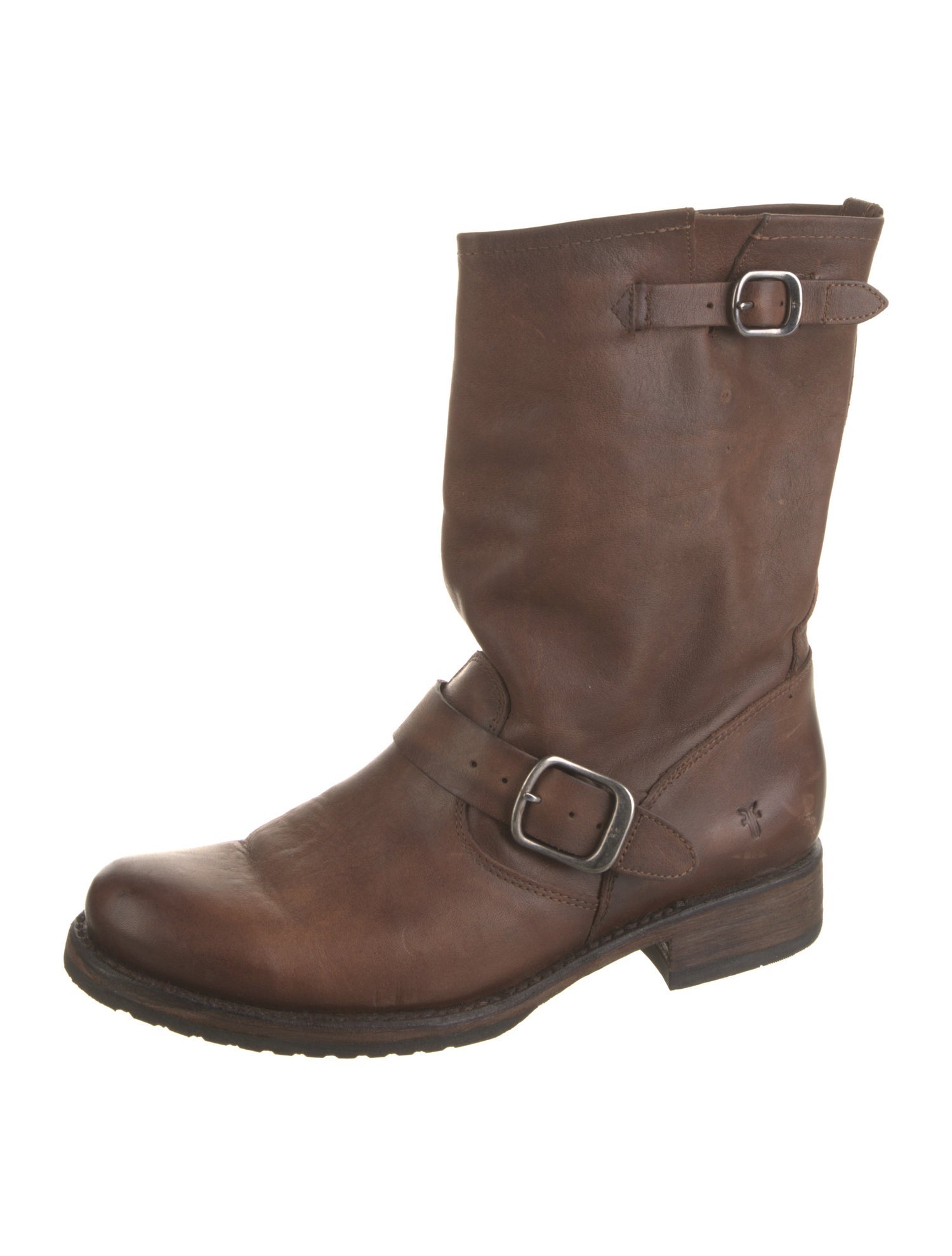 Frye Leather Moto Boots