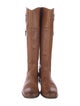 Frye Leather Lasercut Accents Riding Boots