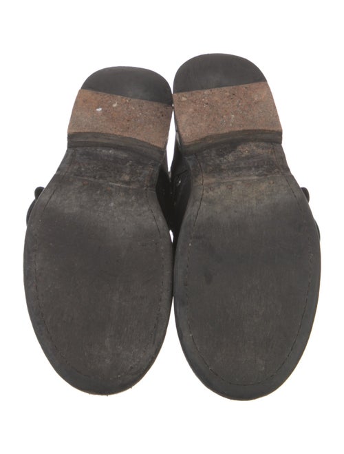 Frye Leather Lasercut Accents Moto Boots