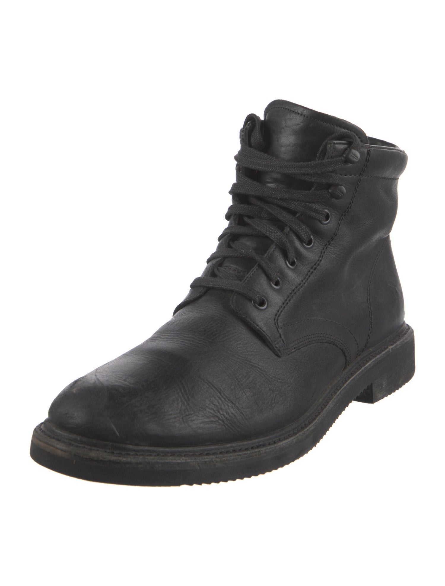 Frye Leather Lace-Up Boots