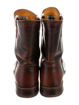 Frye Leather Moto Boots