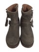 Frye Suede Moto Boots