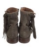 Frye Suede Moto Boots