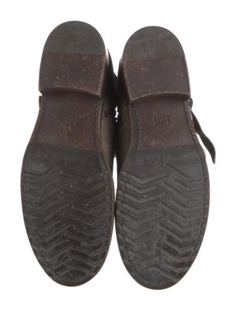 Frye Suede Moto Boots
