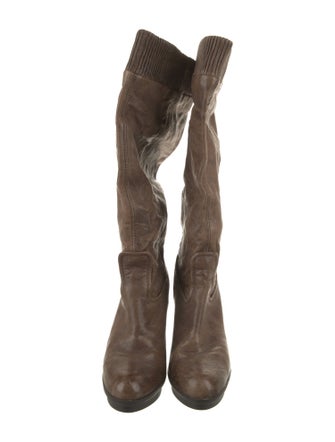 Frye Leather Sock Boots