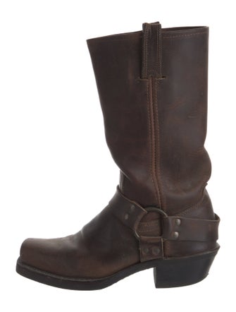 Frye Leather Moto Boots