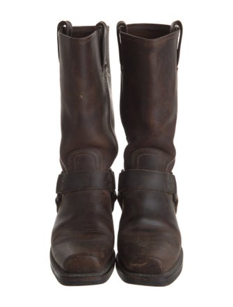 Frye Leather Moto Boots